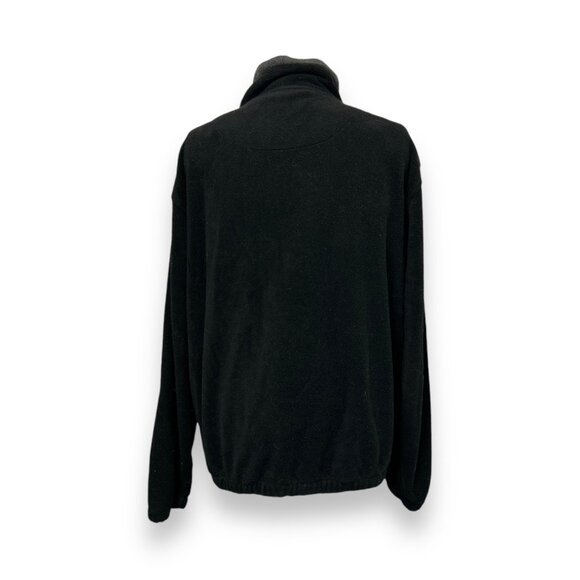 Bill Blass Vintage Mens Full Zip Fleece Jacket, Black, size L - Picture 3 of 7